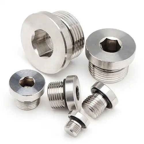 ed堵头镀锌钢内六角金属螺纹密封堵头液压防爆耐高压堵头管堵油堵