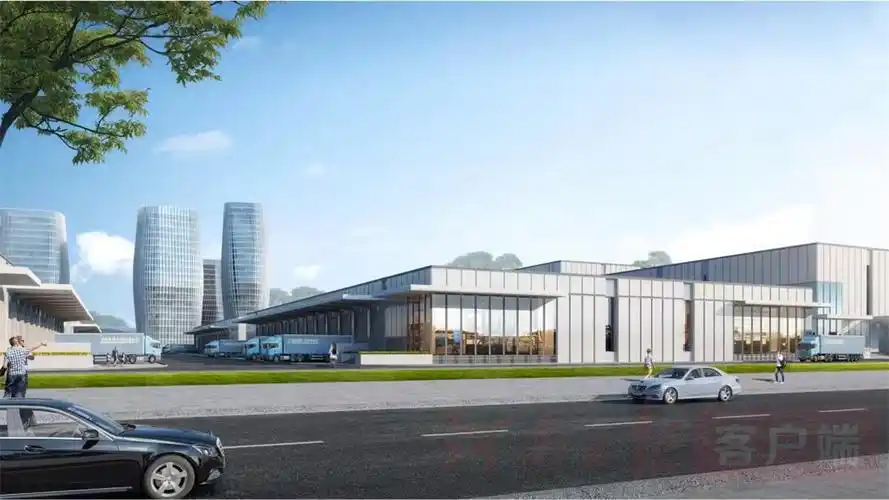 郑州国际大宗商品交易中心项目一期效果图项目规划面积约10平方公里