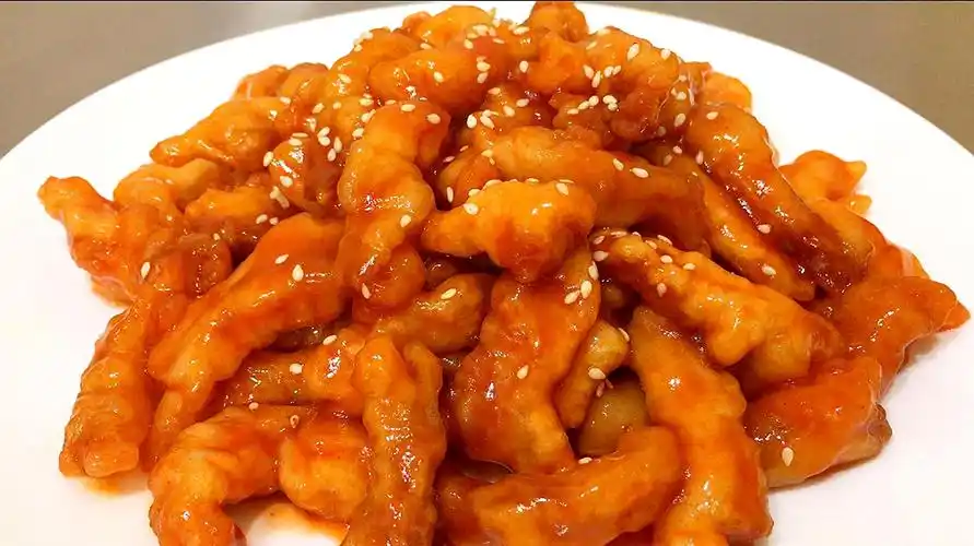 大厨教你做糖醋里脊,外脆里嫩,酸甜可口,学会不用下馆子