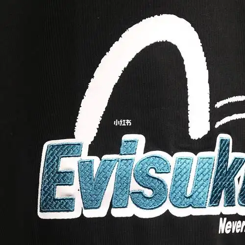 evisu福神男士logo及个性口号刺绣t恤_t恤_刺绣_logo_evisu怎么样