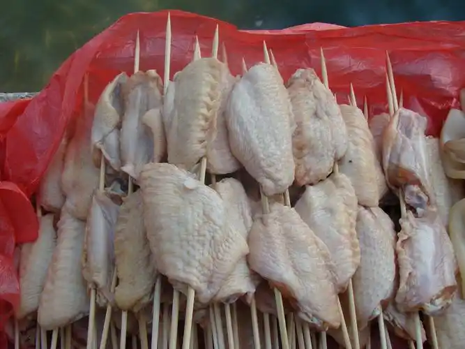 烤鸡翅串