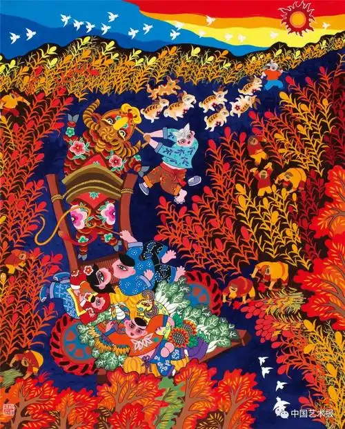 图集|农民画里看丰收!