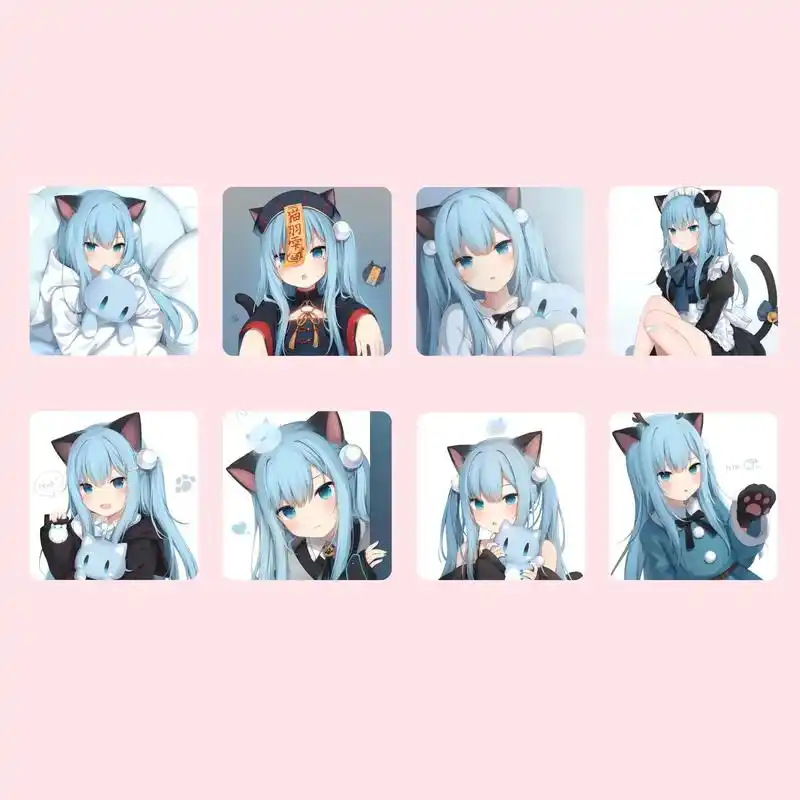 我认识你 你是一个画家 画饼的专家#动漫女头 #头像 #猫羽 - 抖音