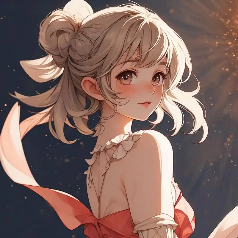 抖音最火卡通女孩头像94