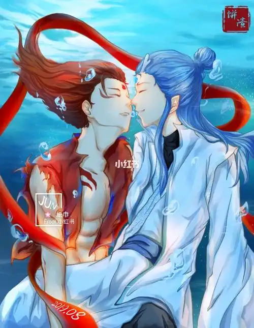 哪吒敖丙cpipadpro手绘插画更新饼渣cp