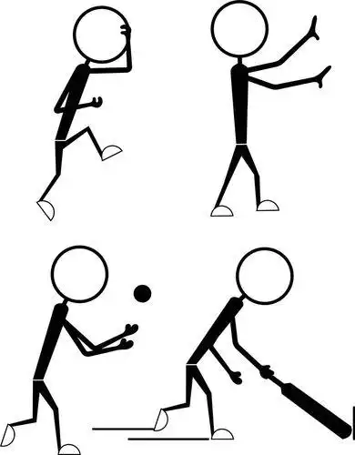 打球简笔画连续动作