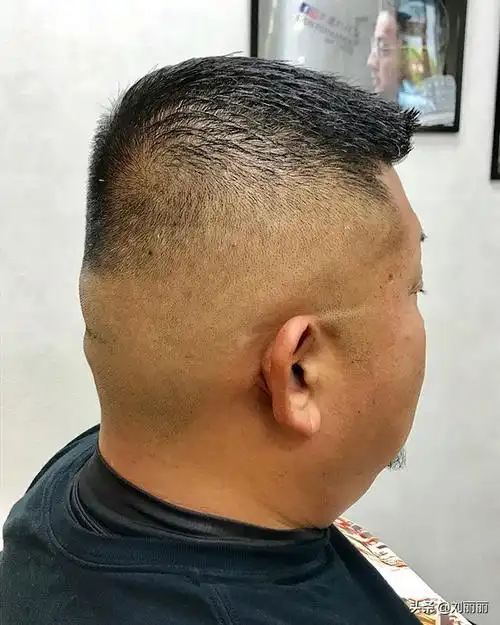 男胖人适合的发型图片男士胖人适合什么发型图片