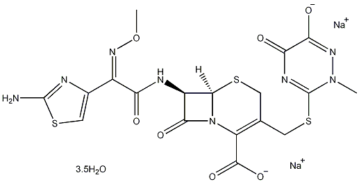 头孢曲松钠3.5水(化学分子)