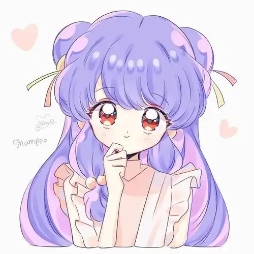 可爱的卡通人物图片 萌少女(可爱到爆炸的卡通人物背景头像手绘插画