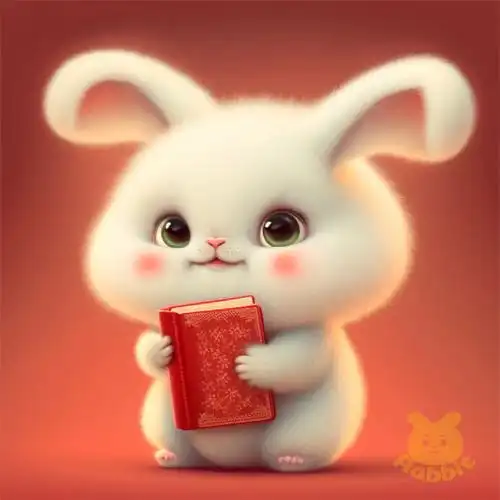 圣诞节快乐新年萌萌兔来了