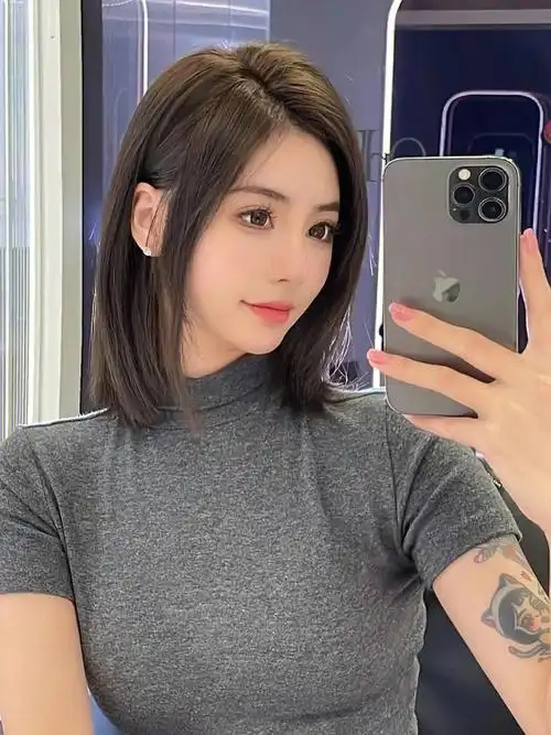 齐肩锁骨发可扎可放