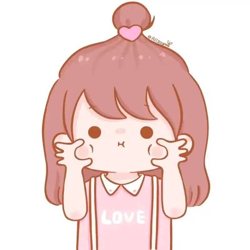 看看这可爱的小脸蛋#可爱卡通头像  - 抖音