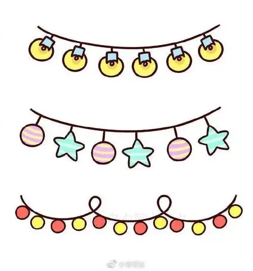 一大波超可爱的卡通手帐边框素材by合家欢阿欢阿欢