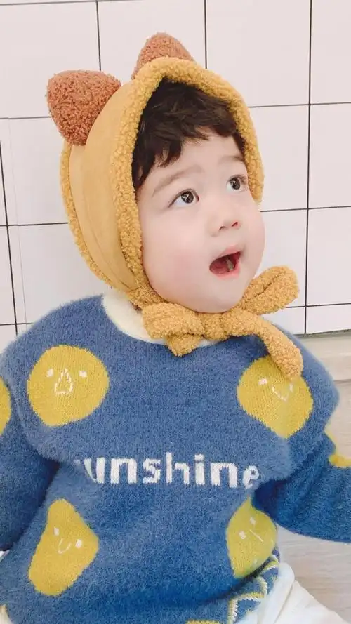 治愈系可爱小男孩呆萌写真