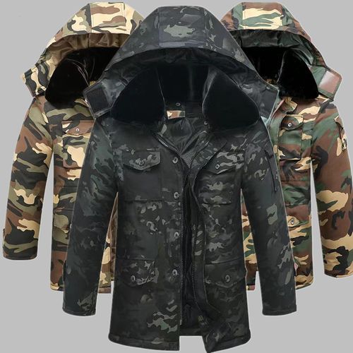 迷彩服军大衣