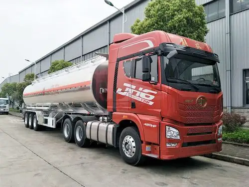 解放jh6-49方铝合金半挂油罐车