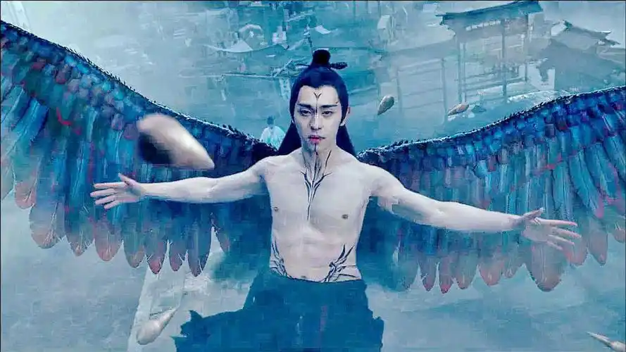 晴雅集:邓伦被祸蛇击中灰飞烟灭这幕,场面太惨烈,观众看到心口疼