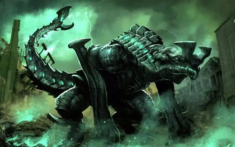 环太平洋中最强的4级怪兽尾立鼠一招秒杀中国机甲暴风赤红