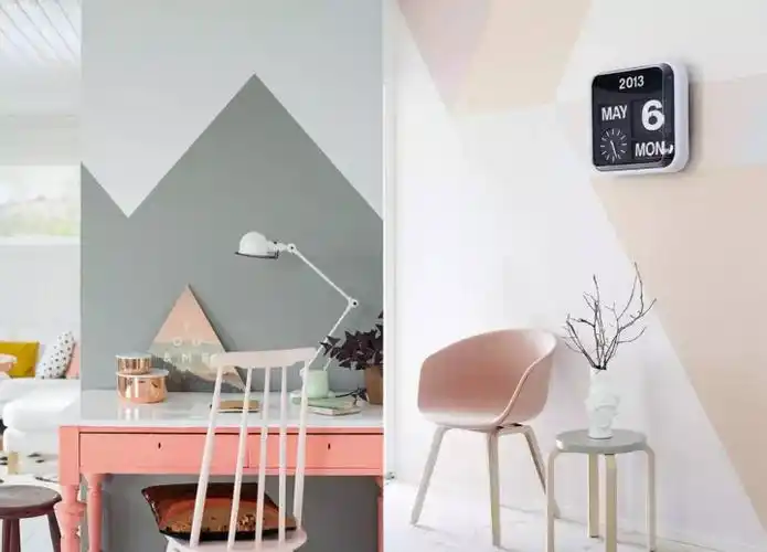 七招搞定一面完美的拼色墙