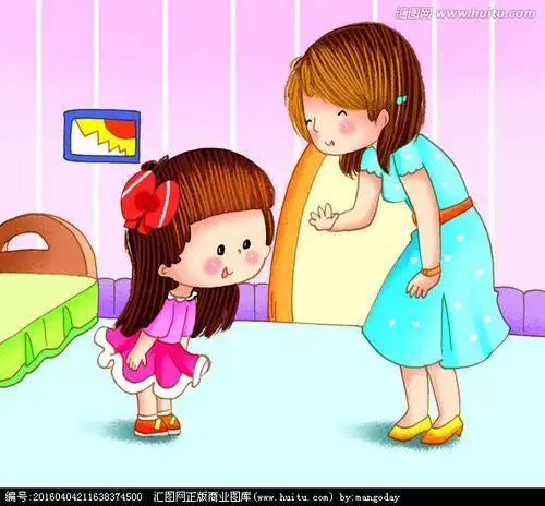 幼儿园礼貌问好简笔画