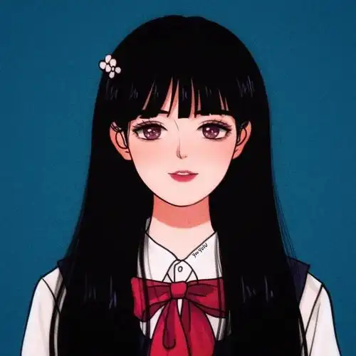 超惊艳手绘女生头像 | 神说少年惊鸿,倒是月下翩跹