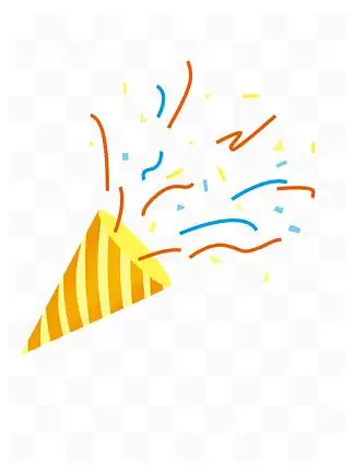 礼花拉花开业庆祝彩带节日礼花撒花装饰素材