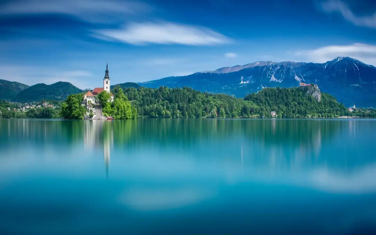 人间仙境布莱德湖,高清图片,电脑桌面-壁纸族