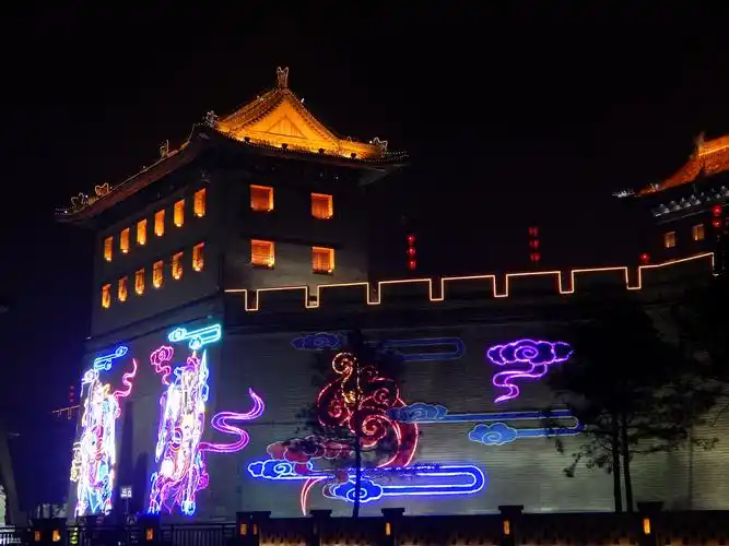 西安大南门夜景掠影