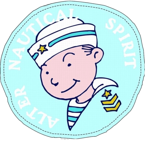 女士内裤学生可爱海军蓝条纹