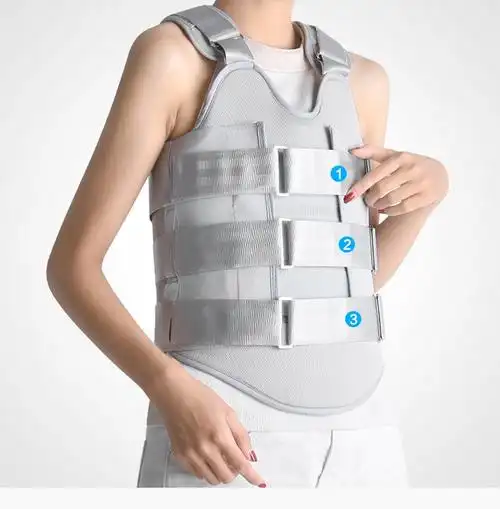 胸腰椎固定支具压缩性护腰腰部术后支架脊椎胸椎护具康复 款带气囊