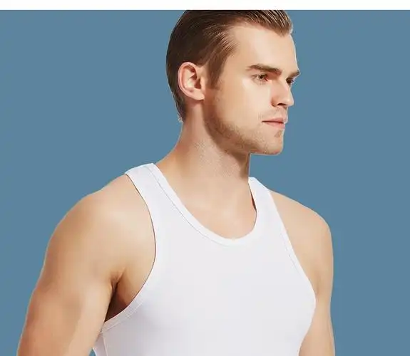 七匹狼背心男士工字夏季新品运动健身跨栏白色打底汗衫无袖吊带紧身