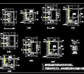 集水坑及潜污泵安装详图