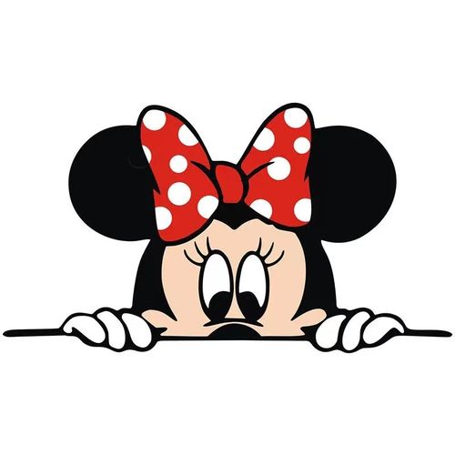 米老鼠车贴个性可爱卡通米奇米妮侧门贴车窗车尾贴创意车趣味贴纸