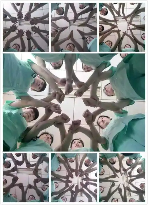 "法展示的如此有创意,我们家好月圆的月嫂也要向专业的医护水平看齐哦