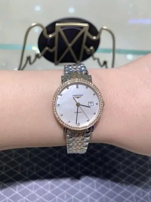 浪琴表博雅全钻女表实拍视频