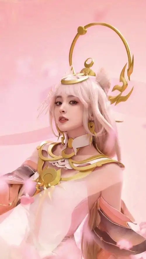 娜扎貂蝉曦玄引##娜扎cos粉衣貂蝉