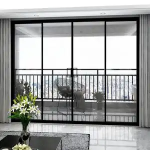 钢化玻璃推拉门图片