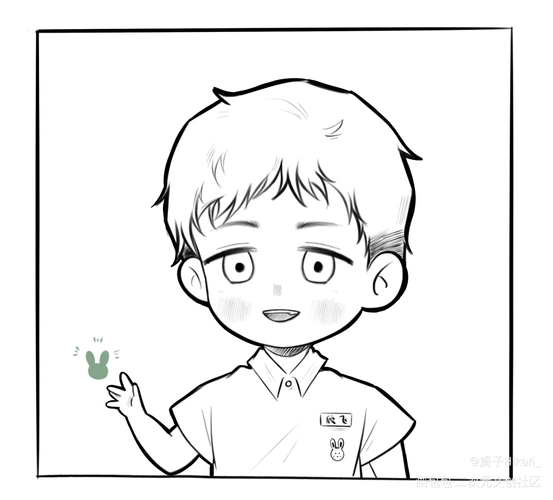 小顾飞ww_撒野顾飞平涂日系q版求点评我要上首推头像插画同人巫哲绘画