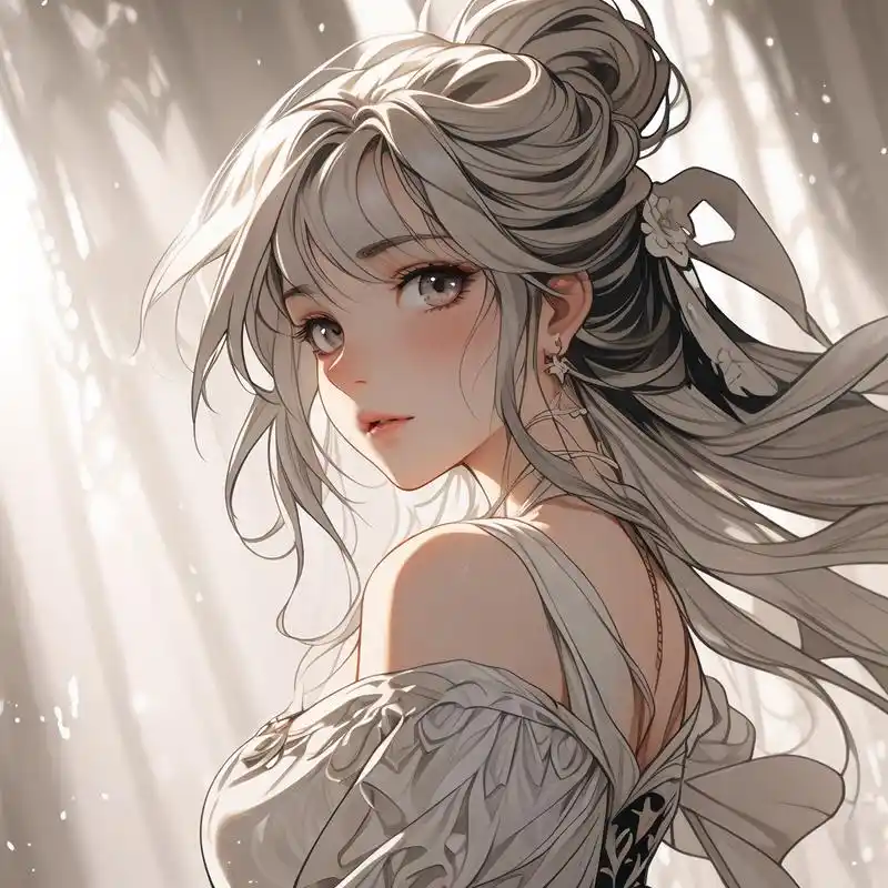 漫画风格动漫女生头像93 呜呜漫画风格的女生头像也太好看了吧!