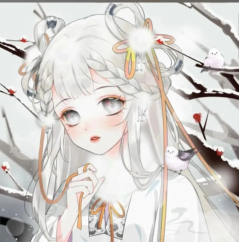 仙气动漫女生头像|热闹的人容易散,慢热的人最长情