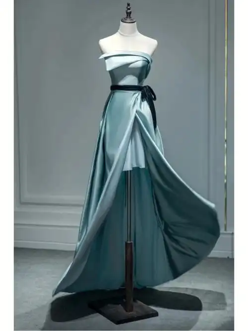 闺蜜连夸高级敬酒服新娘抹胸轻奢晚礼服