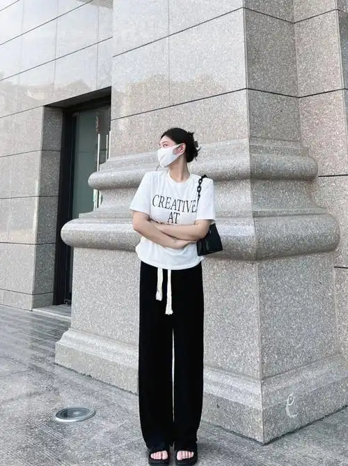 172/130斤壮壮9215简约通勤显瘦穿搭～微胖09