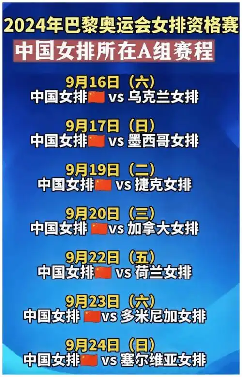 奥运资格赛将于8月1日至9日在泰国举行,中国女排将与美国,俄罗斯