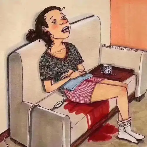 有无痛经的表情包朋友们此刻太难受了010101