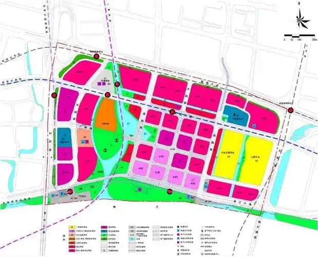广州国际金融城01-土地利用规划图