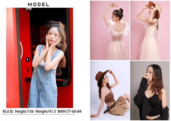 艺名青阳沐萱 模特个人简介