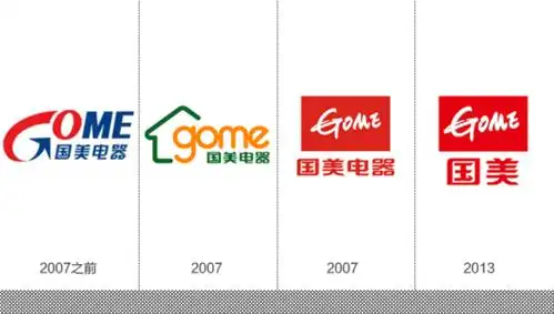 国美去掉"电器"发布新logo