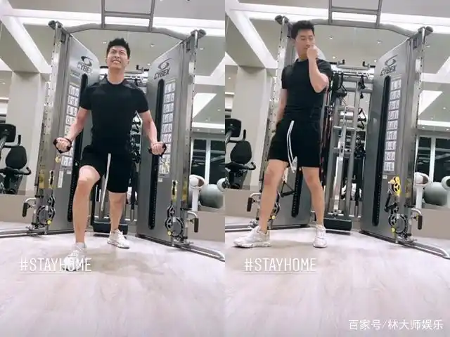 窦骁赌王葬礼后在女友家陪伴,何超莲陪窦骁健身练肌肉,幸福满满