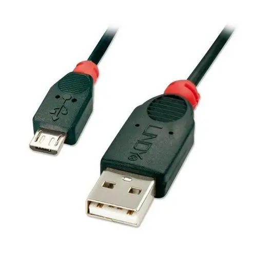 lindy usb 2.0 a/公 转 micro usb/公 传输线 1m 31664