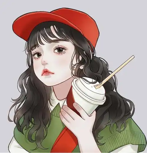 女士图片头像简单成熟手绘(女手绘头像高级质感)-天晟网